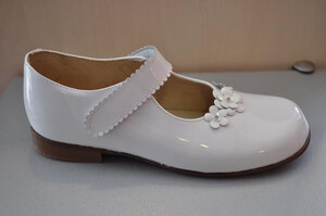 Obuwie buty białe lakierowane Baby Op 060513 r25,  40