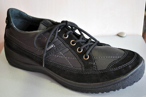 Obuwie buty młodzieżowe męskie czarne sznurowane Legero model 6 665 00 z gore-tex r42, 43