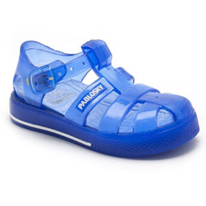 Niebieskie Klapki sandały basenowe plażowe model 980600 r22/23, 24/25, 28/29
